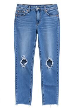 Signature Levi Strauss & Co. Women's Mid-Rise Slim Boyfriend Y2K Jeans Blue 28
